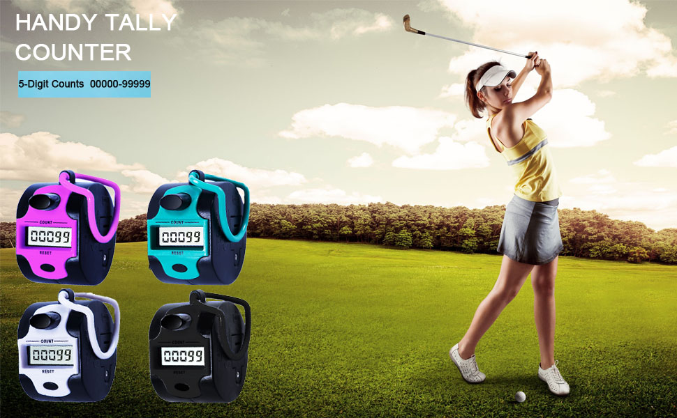 Handheld Tally Counter Number Count Clicker Counter Clickers Pitch Counter Coaching,Knitting, People