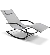 Zero Gravity Rocking Chair Lightweight Lounge Chair Recliner