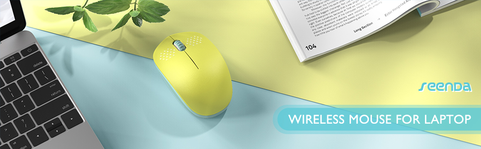 Wireless Mouse Yellow