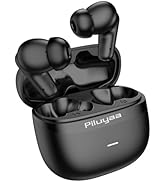 Piluyaa Wireless Earbuds Bluetooth 5.4 Headphones in Ear Buds, True ANC+ENC Noise Cancelling Earb...