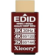 Xieoery 8K HDMI Dummy Plug - New-Generation EDID Emulator, Headless HDMI Dongle, Supports 7680x43...