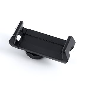 Sun visor phone holder