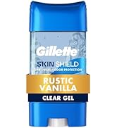 Gillette Antiperspirant Deodorant for Men, SkinShield, 72hr Sweat &amp; Odor Protection, Fights 99% O...