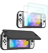 ProCase Flip Cover for Nintendo Switch OLED Model 2021 with 2 Screen Protectors, Switch OLED Prot...
