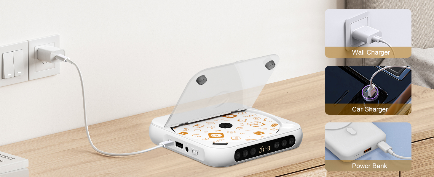 KC918 white cd player