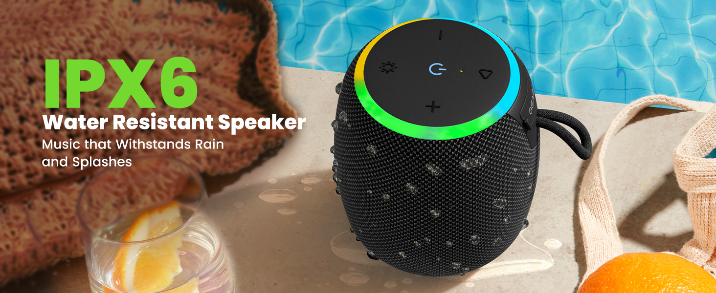 IPX6 Water Resistant Speaker