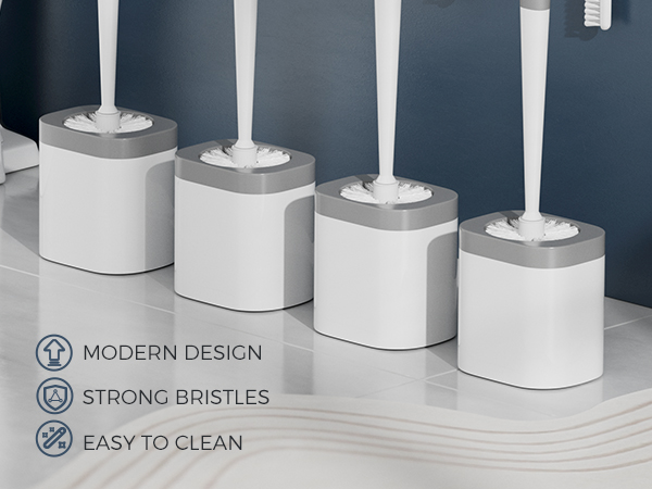 toilet brush and holder set