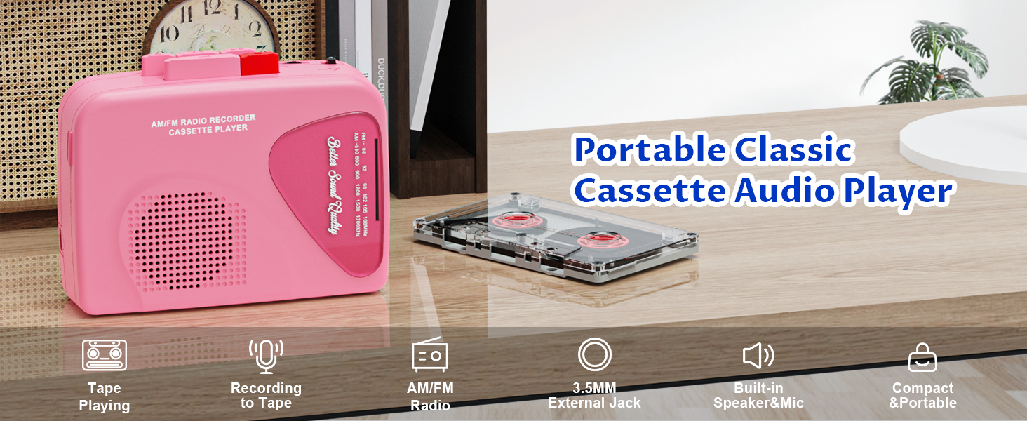 cassette tape recorder