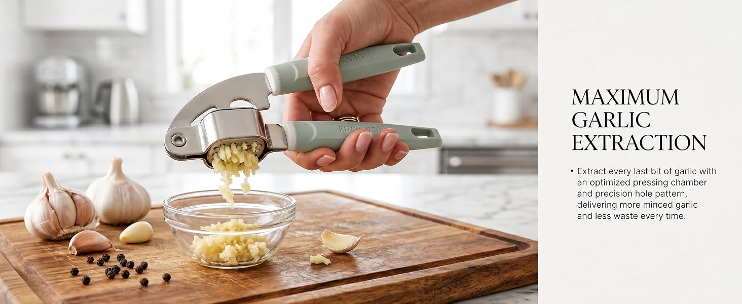 Maximum garlic extraction