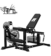 RITFIT Leg Extension and Curl Machine, 700LB Adjustable Leg Curl Machine, Seated Leg Extension an...