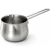 0.95 qt Turkish Coffee Pot [Made in Japan] 30.5 fl oz Butter Melter 304 Stainless Steel Milk Boil...