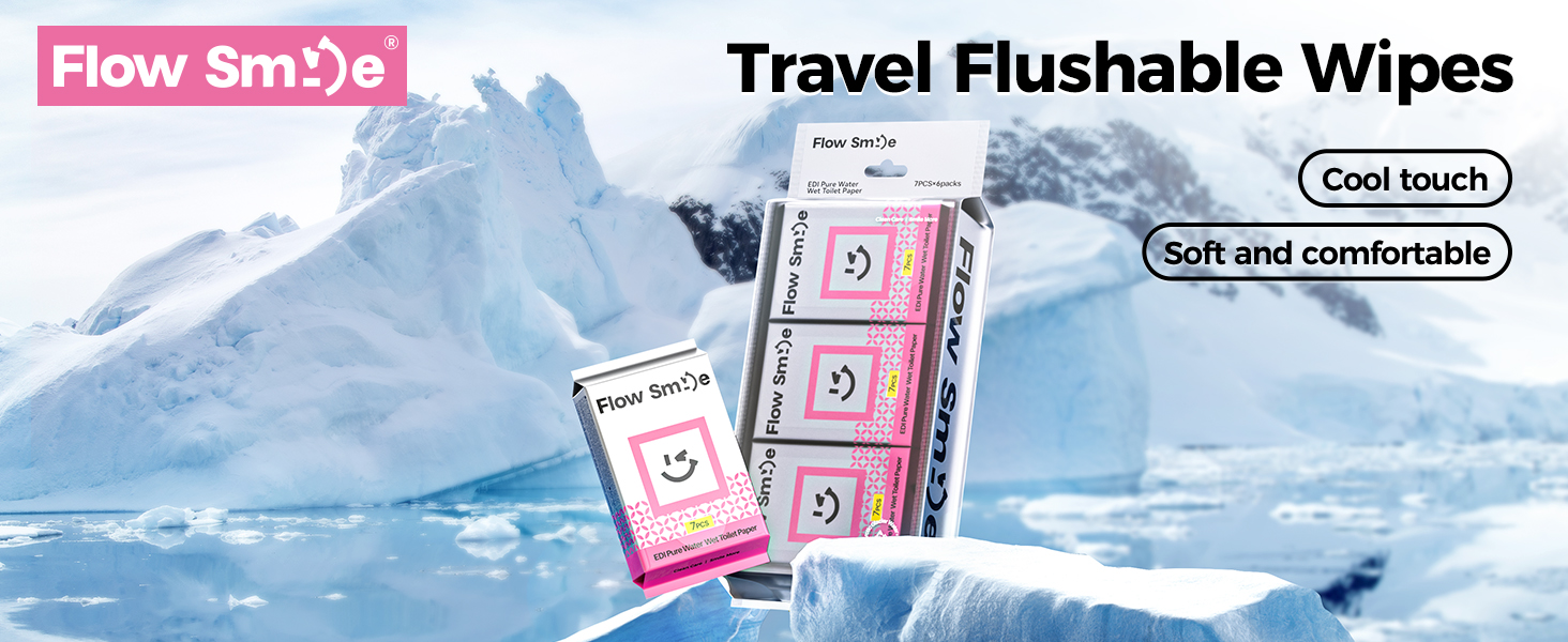 Travel Flushable Wipes