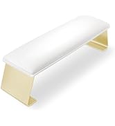 Erasable Arm Rest for Nails Tech, Luxury Nail Arm Rest White Manicure Hand Rest for Nails Tech wi...