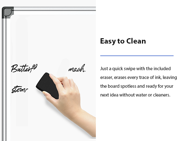 magnetic dry erase white board
