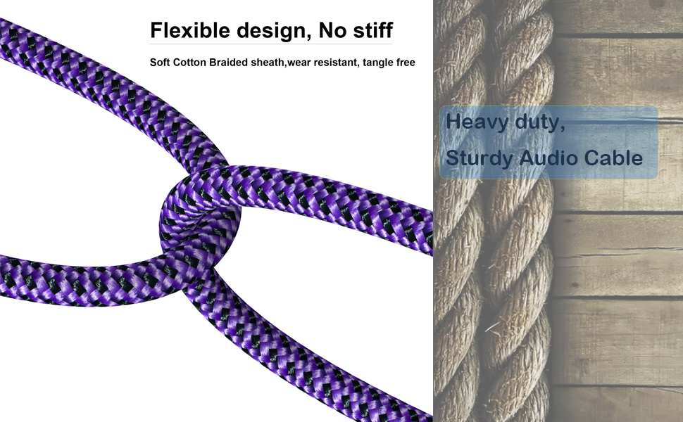 Heavy duty Stereo Audio cable