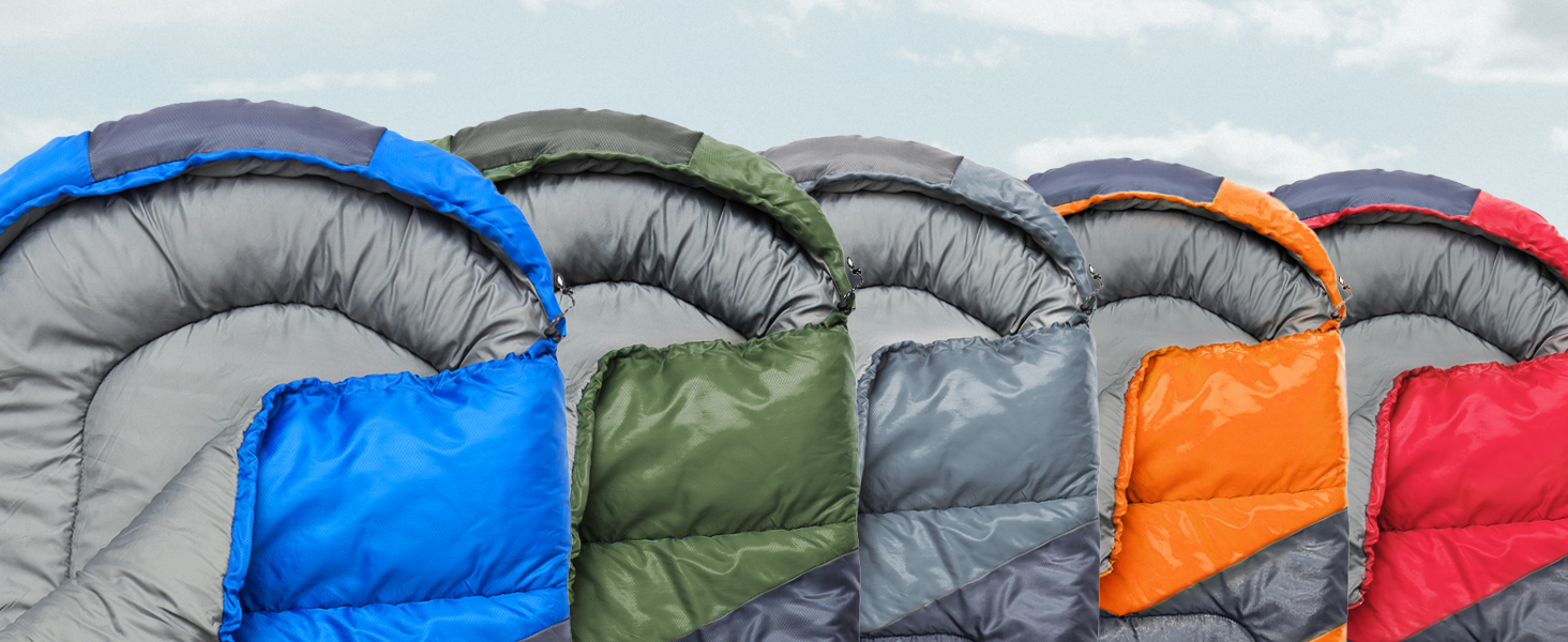 choose your color sleeping bag