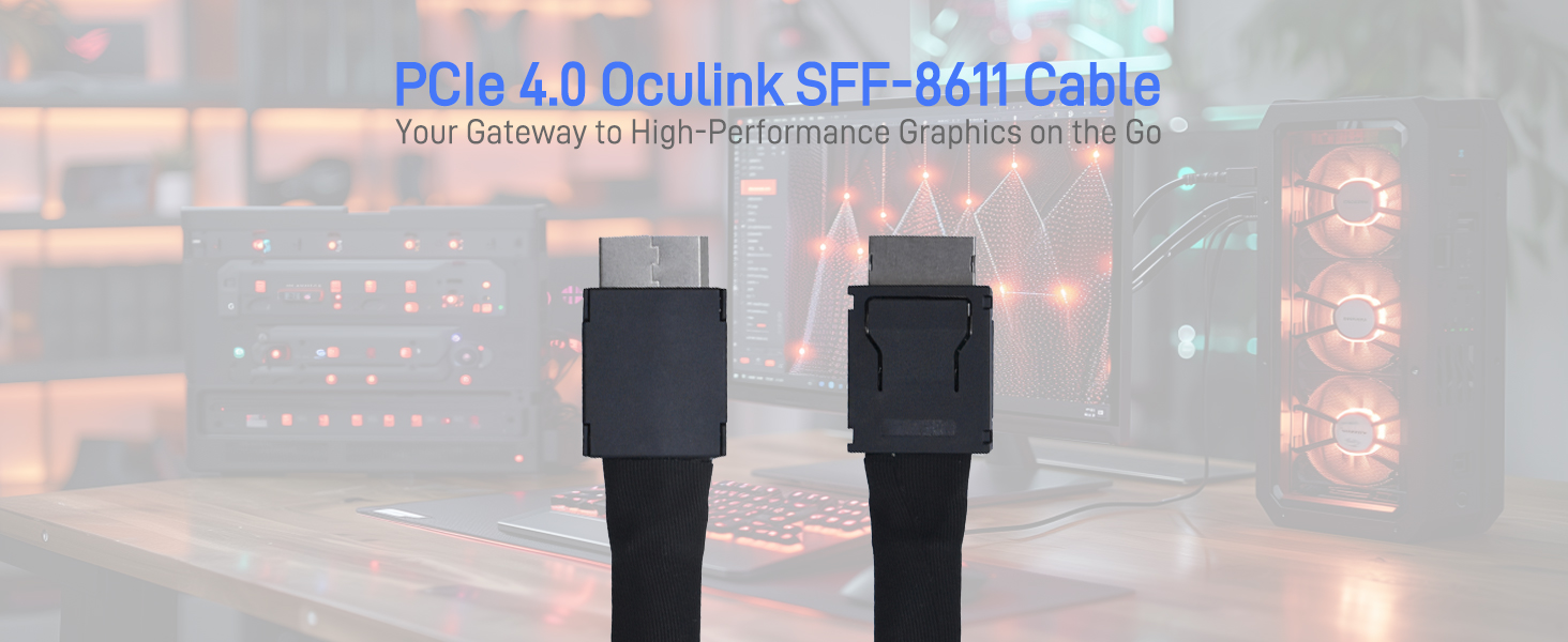 LetLinkSo Gen4 PCIe 4.0 Oculink SFF-8611 Connector