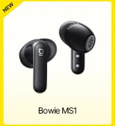 Baseus MS1 Noise Cancelling Earbuds, Semi in-Ear Headphones | ANC Earbuds with Comfort Auricular ...
