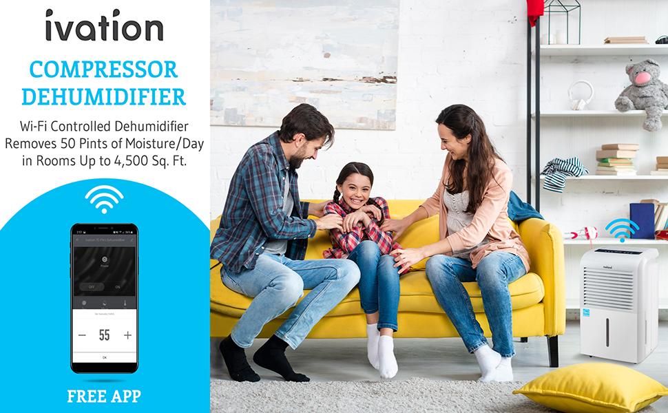 Smart Wi-Fi Dehumidifier