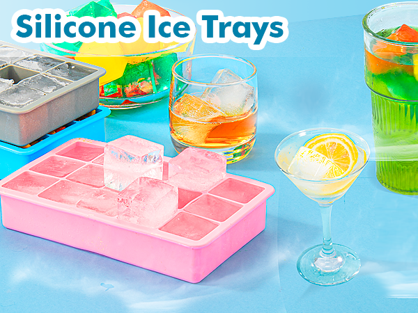 Silicone Ice Cube Trays