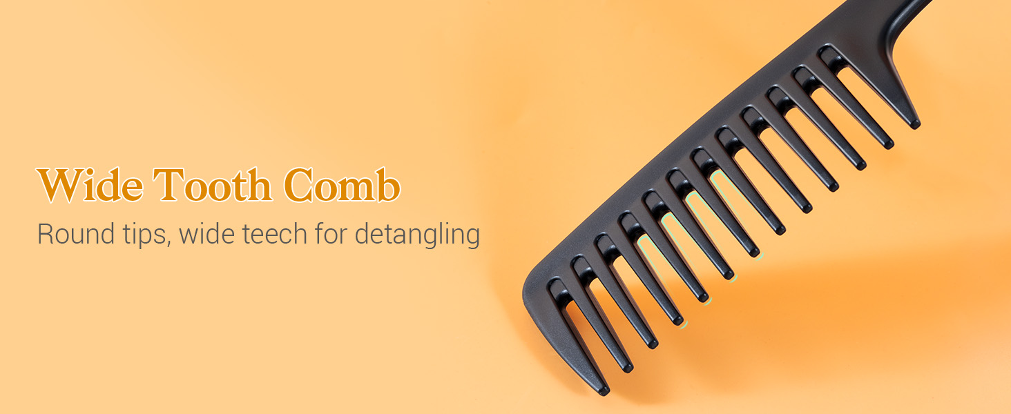 wide tooth comb