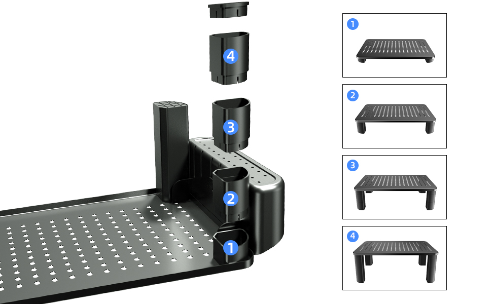 adjustable monitor stand