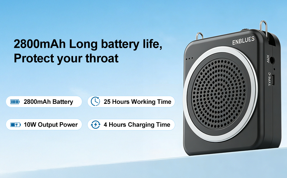 2800mAh battery life