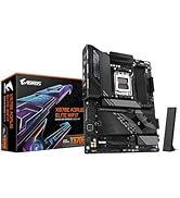 GIGABYTE X870E AORUS Elite WIFI7 AMD AM5 LGA 1718 Motherboard, ATX, DDR5, 4X M.2, PCIe 5.0, USB4,...