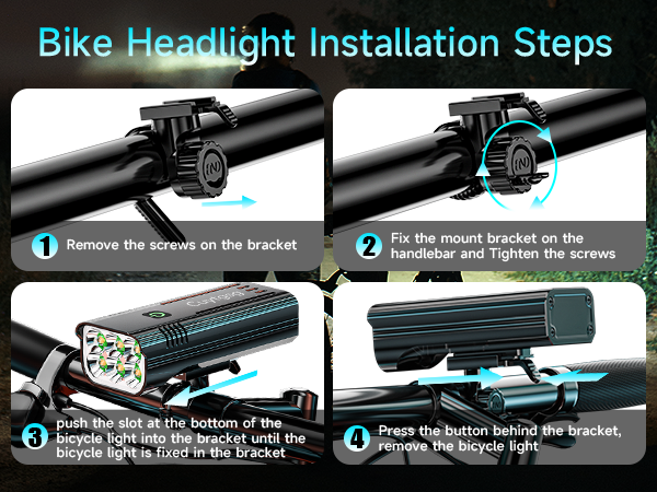 Shockproof bike light