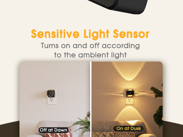 auto-on at dusk, auto-off at dawn