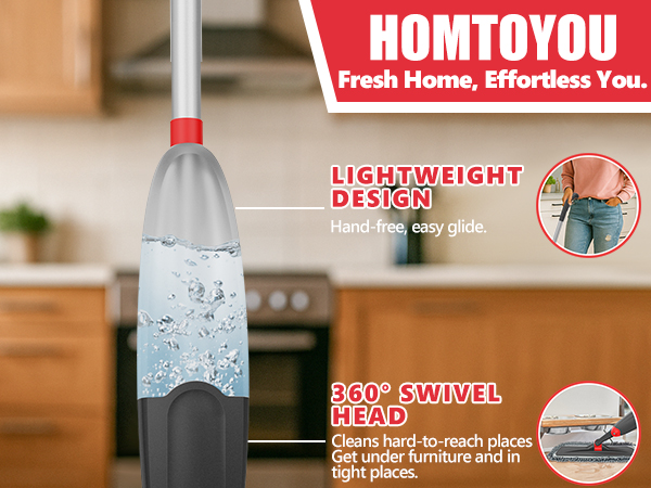 HOMTOYOU Spray mop