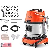 VEVOR Walnut Blaster Kit for Carbon Cleaning, 1200W Sand Blaster with Built-in Vacuum, Extension ...