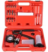NYXOVA Brake Bleeder Kit Hand Vacuum Pump Pressure Tester Brake Bleeding Kit, One Man Brake Fluid...