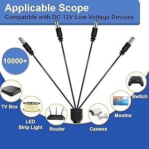 dc power splitter cable