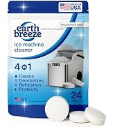 Earth Breeze Ice Machine Cleaner Tablets 4-in-1 Fragrance Free | Cleans, Deodorizes, Refreshes &amp; ...