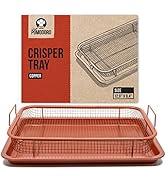 Chef Pomodoro Copper Crisper Tray, Air Fryer Tray for Oven, Deluxe Air Fry in Your Oven, Oven Air...