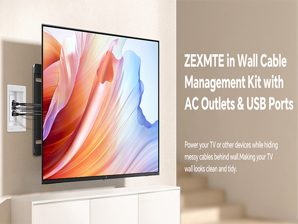 recessed outlet tv wall