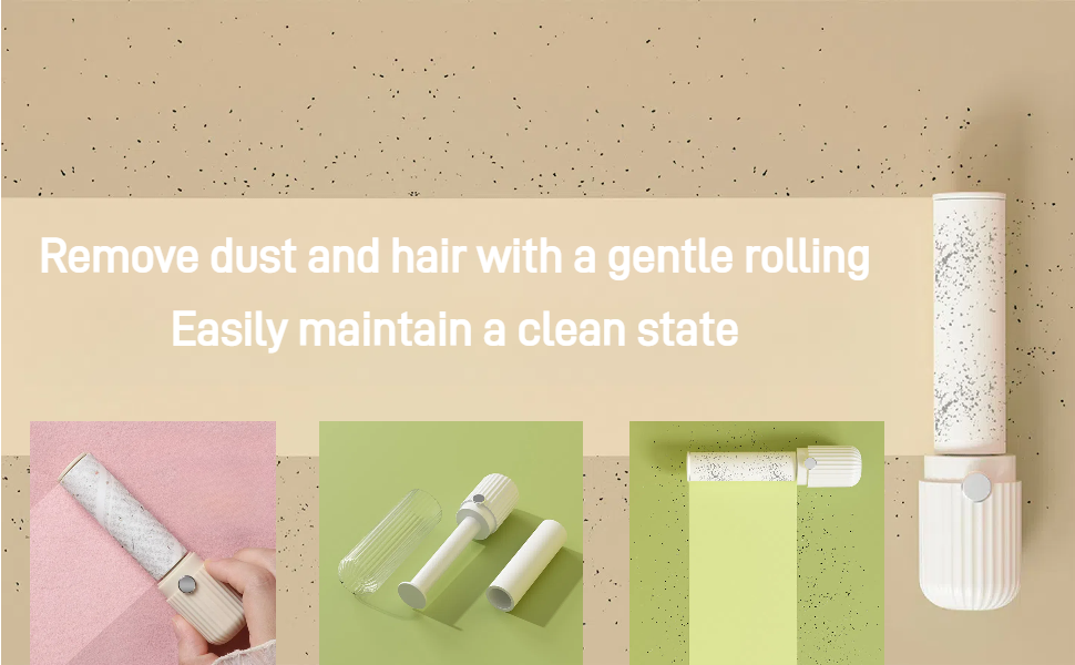 Remove dust and hair