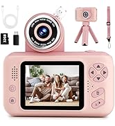 Makolle Upgrade Kids Selfie Camera,Chritmas Birthday Gift for 3-9 Years Old Girls,Portable Toy fo...