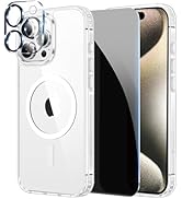 LWLFEKA for Magnetic iPhone 15 Pro Max Case with Privacy Screen Protectors &amp; Full Camera Cover,Co...