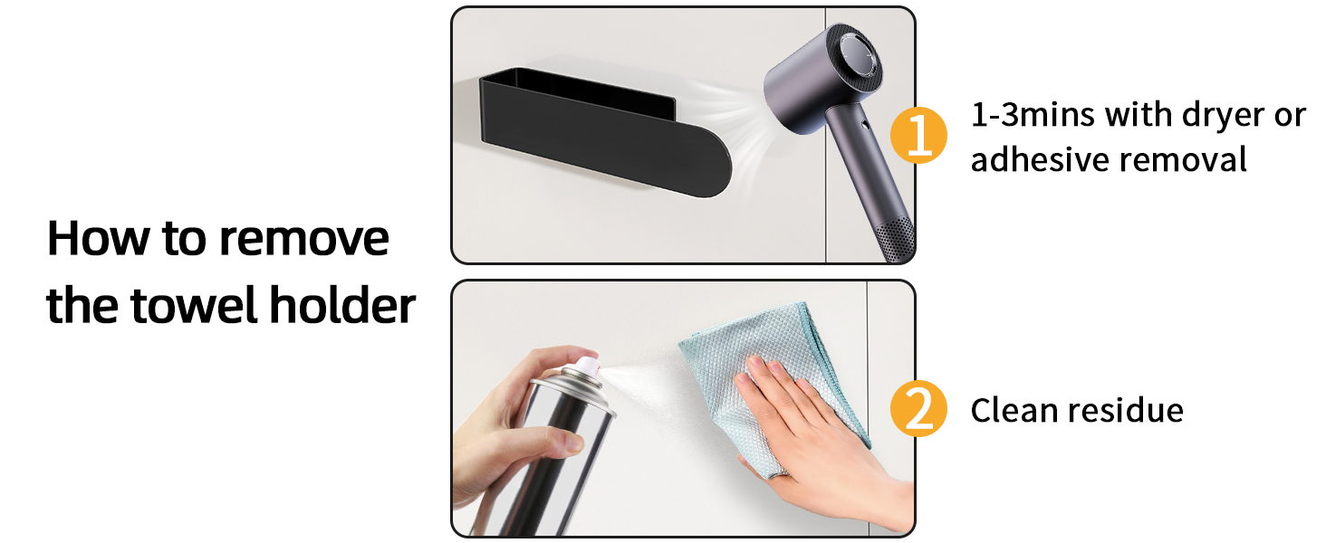 Self Adhesive Towel Racks for Bathroom