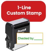 office self inking stamp custom personalized business company rubber automatic