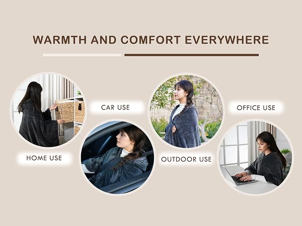 cordless heated blanket rechargeable