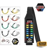 OBD2 Breakout Box, with Voltage Display, LED Indicator &amp; Jumper Automotive OBDII Protocol Detecto...