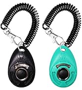 OYEFLY Dog Training Clicker with Wrist Strap Durable Lightweight Easy to Use, Pet Training Clicke...