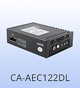 ATOTOZONE CA-AEC122DL Compact Car Amplifier with 6.5ft/2m Power Cable, Class D, TI TPA3221, 4-Cha...