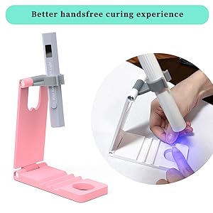 handhled uv nail light stand holder