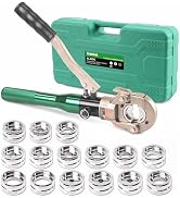 Growlush Professional U Dies Hydraulic Cable Crimper for Copper YA YS Lugs | Heavy Duty Lug Crimp...
