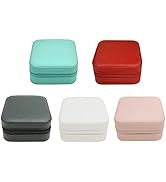 TRODANCE Mini Jewelry Case, Small Travel Jewelry Organizer, Portable Jewelry Box Mini Storage Org...