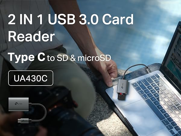 2 in 1 USB 3.0 Card Reader